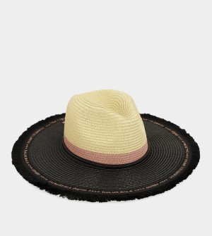 Kapelusz Anekke Contrast Raffia | 4167SNDGY