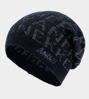Kapelusz Anekke Navy Blue Contemporary Knit | 7406IQRYZ