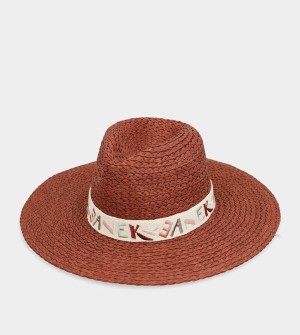 Kapelusz Anekke Terracotta Raffia | 7435DPRQN
