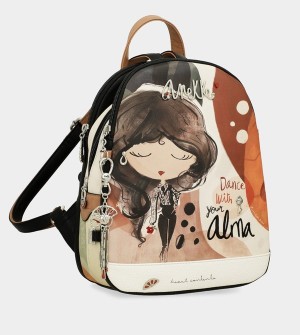 Plecaki Anekke Backpack With 3 Compartments Alma | 7012NZIMC