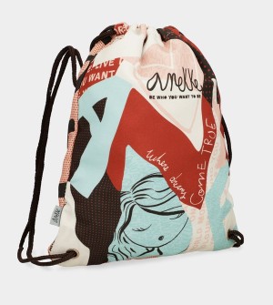 Plecaki Anekke Fashion Fabric Drawstring | 2638WFIRZ