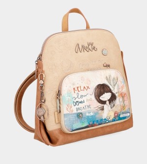Plecaki Anekke Mediterranean With Front Pocket | 6823KWVTB