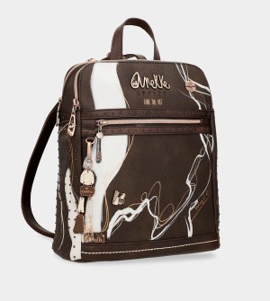 Plecaki Anekke Nature Shodō 2 Compartment Brown | 1473EUZFN