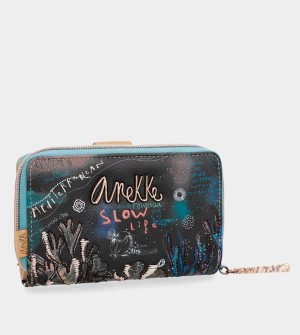 Portfele Anekke Coral Black Coin | 4328IBNEJ