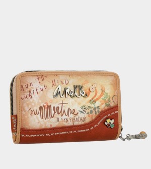 Portfele Anekke Flowers Medium Rfid | 9578QTRNB