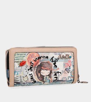 Portfele Anekke Fun & Music Large Printed | 1283UALKB