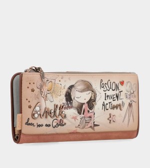 Portfele Anekke Hollywood Flexible Large Rfid | 4238MZHCK