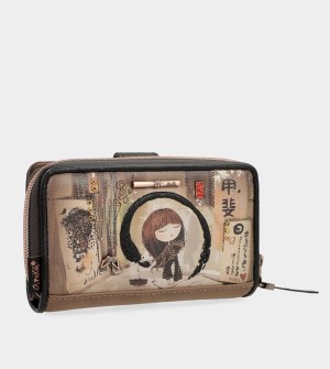 Portfele Anekke Shōen Medium Black Rfid | 2960XRDKW
