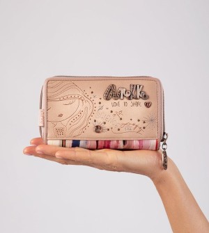 Portfele Anekke Studio Nude Medium Rfid | 8754GQMJS