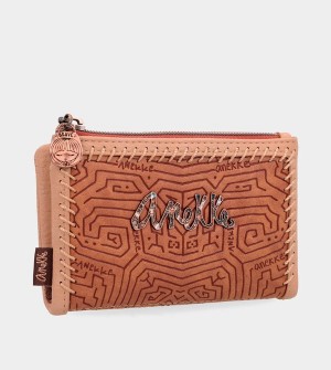 Portfele Anekke Tribe Medium Brown Rfid | 0273QRJDA