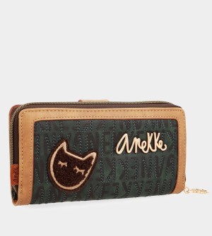 Portfele Anekke Urban Green Large | 5042YQKJN