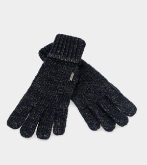 Rękawiczki Anekke Navy Blue Logomania. | 2978QKSIP