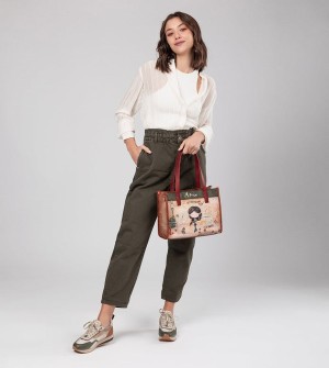 Torba Crossbody Anekke Peace & Love Camel | 3760QPDHC