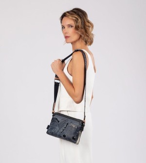 Torba Crossbody Anekke Studio Navy Blue 2-compartment | 0719UMKRQ