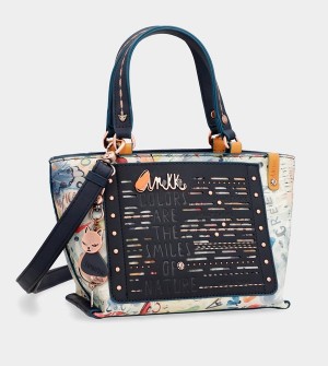 Torby Tote Anekke Nature Pachamama Navy Blue | 4609AYRHG