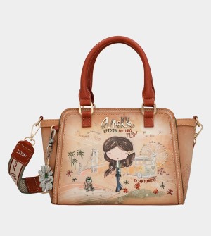 Torby Tote Anekke Peace & Love Camel Bowling | 7821TOCKU