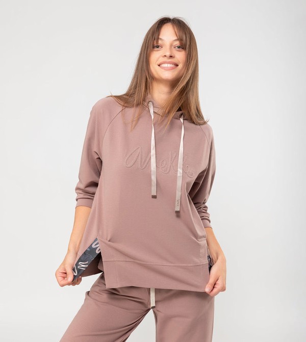 Bluzy Anekke Beige Hoodie | 8796LKRNH