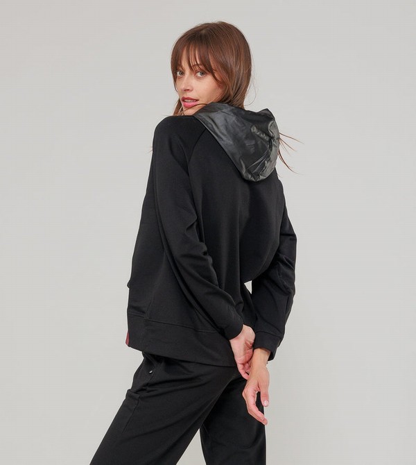 Bluzy Anekke Black Hoodie | 4568ZPXRY