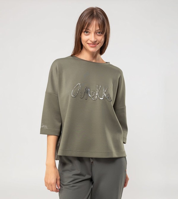 Bluzy Anekke Green Logo | 1264QFDSL
