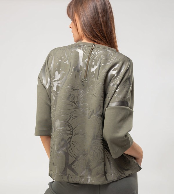 Bluzy Anekke Green Logo | 1264QFDSL