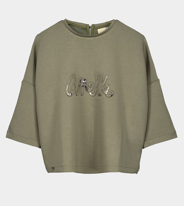 Bluzy Anekke Green Logo | 1264QFDSL