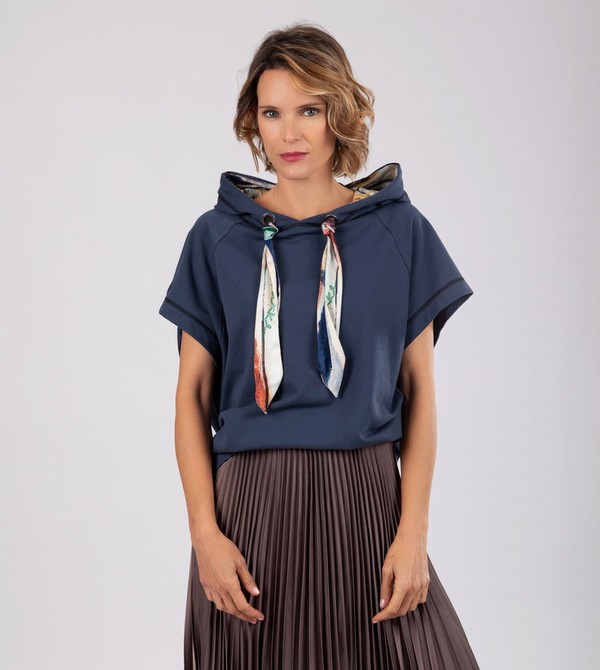 Bluzy Anekke Studio Navy Blue Sleeveless | 3168HTLUI