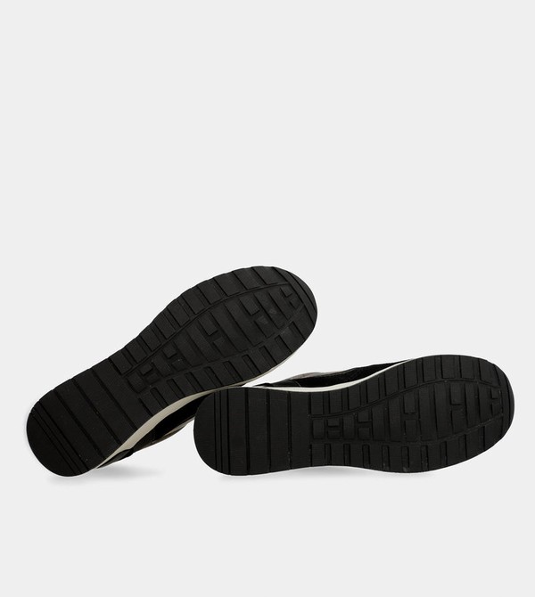 Buty Anekke Black Padded Sports With Wedge | 2496UCINV