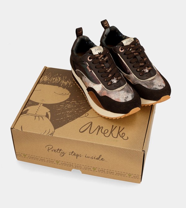 Buty Anekke Brown Palette Patterned Sports | 0938PCMGF