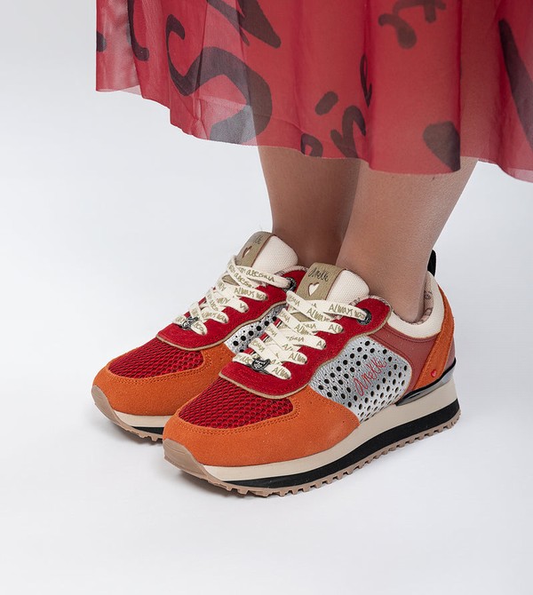 Buty Anekke Red Platform | 6209XUTJZ