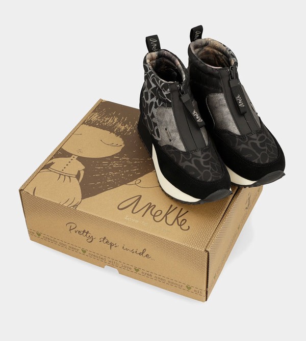 Buty Anekke Trendy Black Sporty | 2731NFEHB
