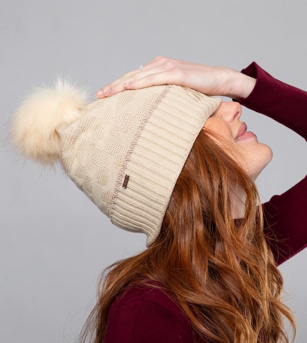 Kapelusz Anekke Beige Shodō Knit | 6491JMCIN