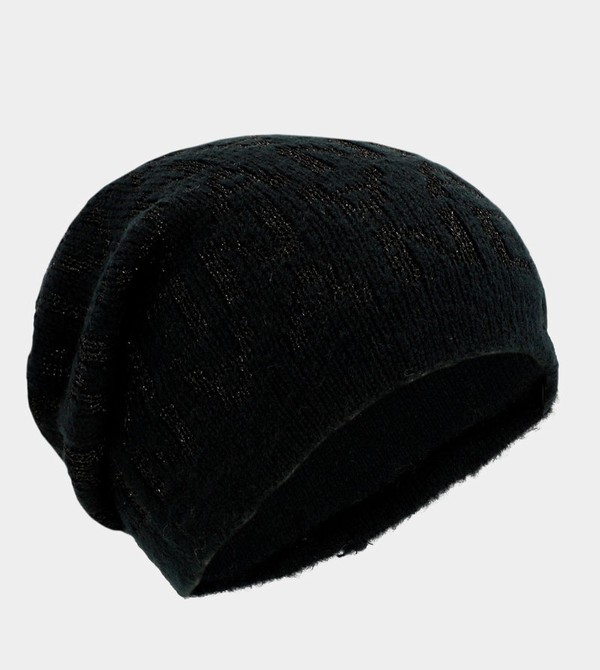 Kapelusz Anekke Black Contemporary Knit | 5630GOJPN
