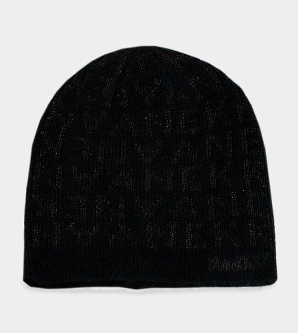 Kapelusz Anekke Black Contemporary Knit | 5630GOJPN