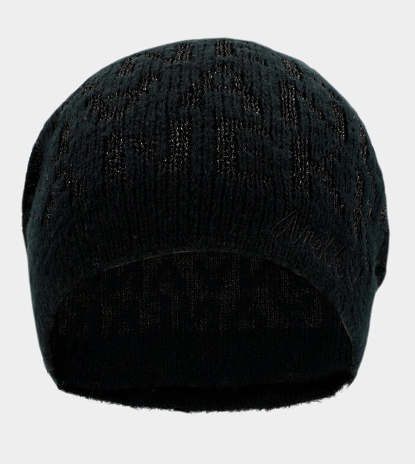 Kapelusz Anekke Black Contemporary Knit | 5630GOJPN