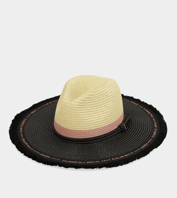 Kapelusz Anekke Contrast Raffia | 4167SNDGY