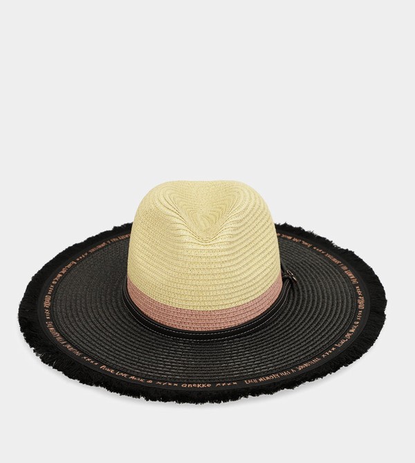 Kapelusz Anekke Contrast Raffia | 4167SNDGY