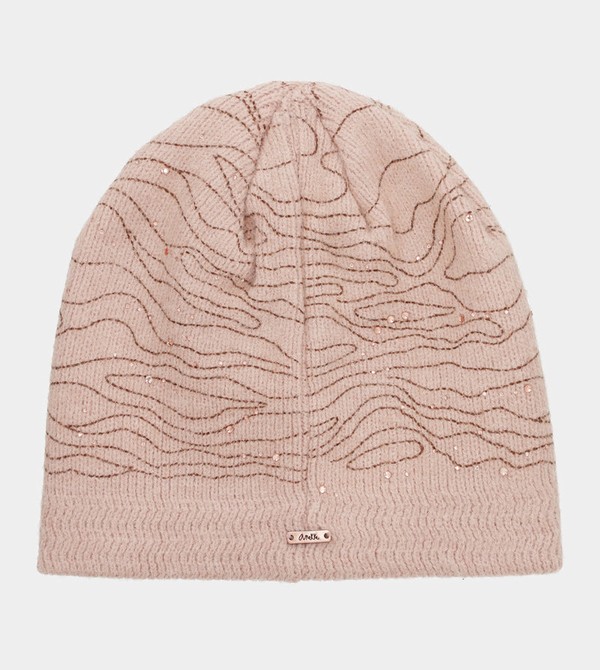 Kapelusz Anekke Pink Knitted Beanie | 4628BJFXO