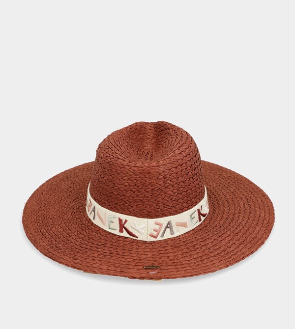 Kapelusz Anekke Terracotta Raffia | 7435DPRQN