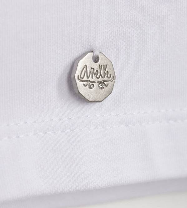 Koszulki Anekke Glitter White | 3908COQEV