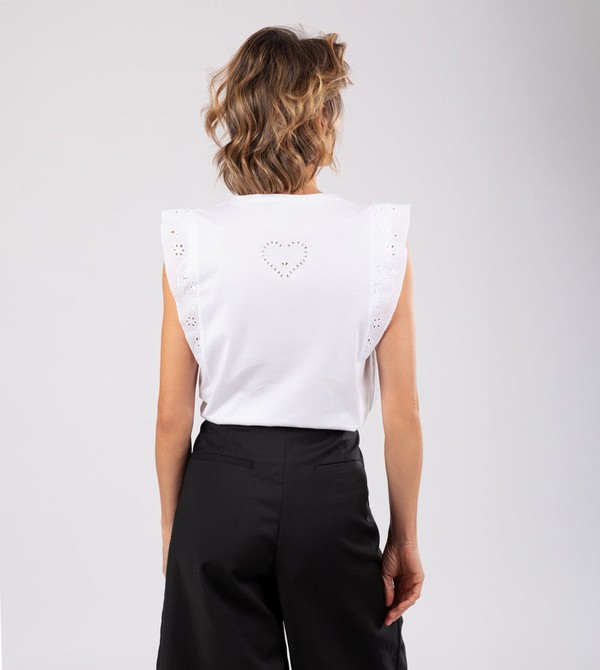 Koszulki Anekke White Tank Top | 3528JFOHM