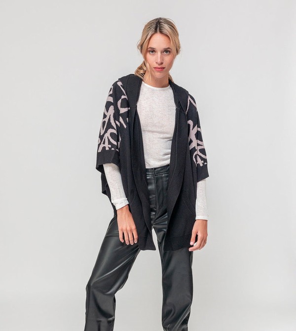 Kurtki Anekke Black Poncho-style | 9163EODBA