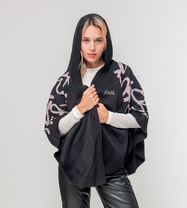 Kurtki Anekke Black Poncho-style | 9163EODBA