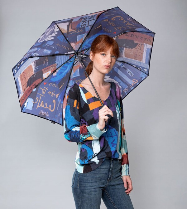 Parasole Anekke Contemporary Manual Folding | 6704NSVPQ