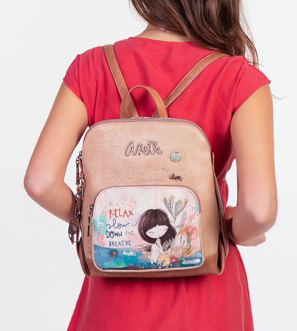 Plecaki Anekke Mediterranean With Front Pocket | 6823KWVTB