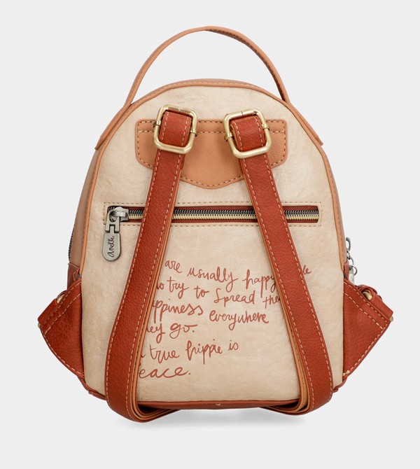 Plecaki Anekke Peace & Love Camel Small | 1064VWCHM