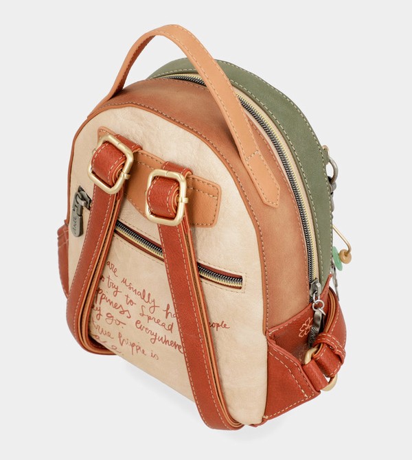 Plecaki Anekke Peace & Love Camel Small | 1064VWCHM