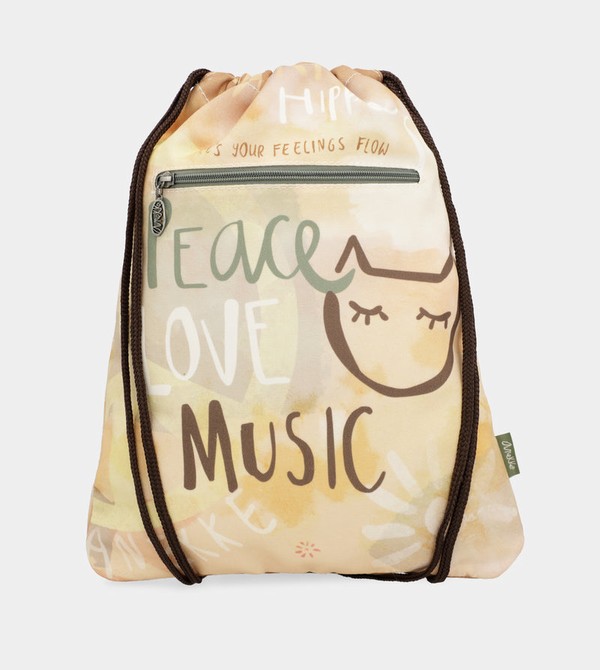 Plecaki Anekke Peace & Love Fabric Drawstring | 2345LDVUS