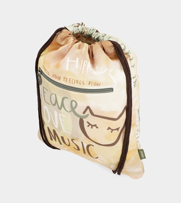 Plecaki Anekke Peace & Love Fabric Drawstring | 2345LDVUS
