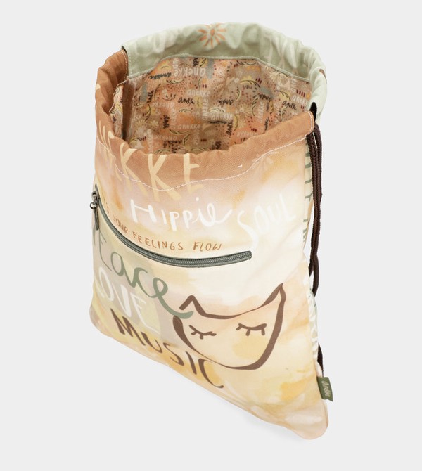 Plecaki Anekke Peace & Love Fabric Drawstring | 2345LDVUS
