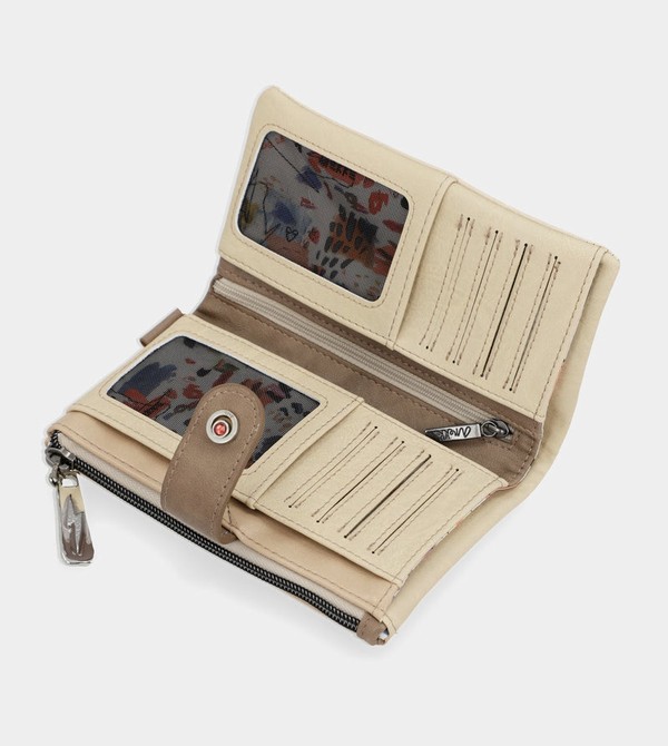 Portfele Anekke Energy Beige Large | 0346WROKU